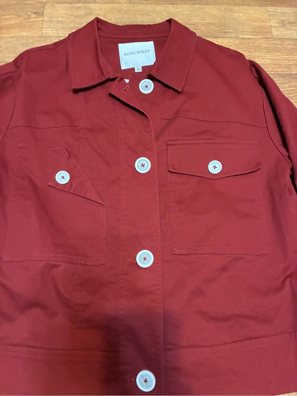 Women’s Roro Sheep Button-Front Jacket Size Small - Picture 2 of 16